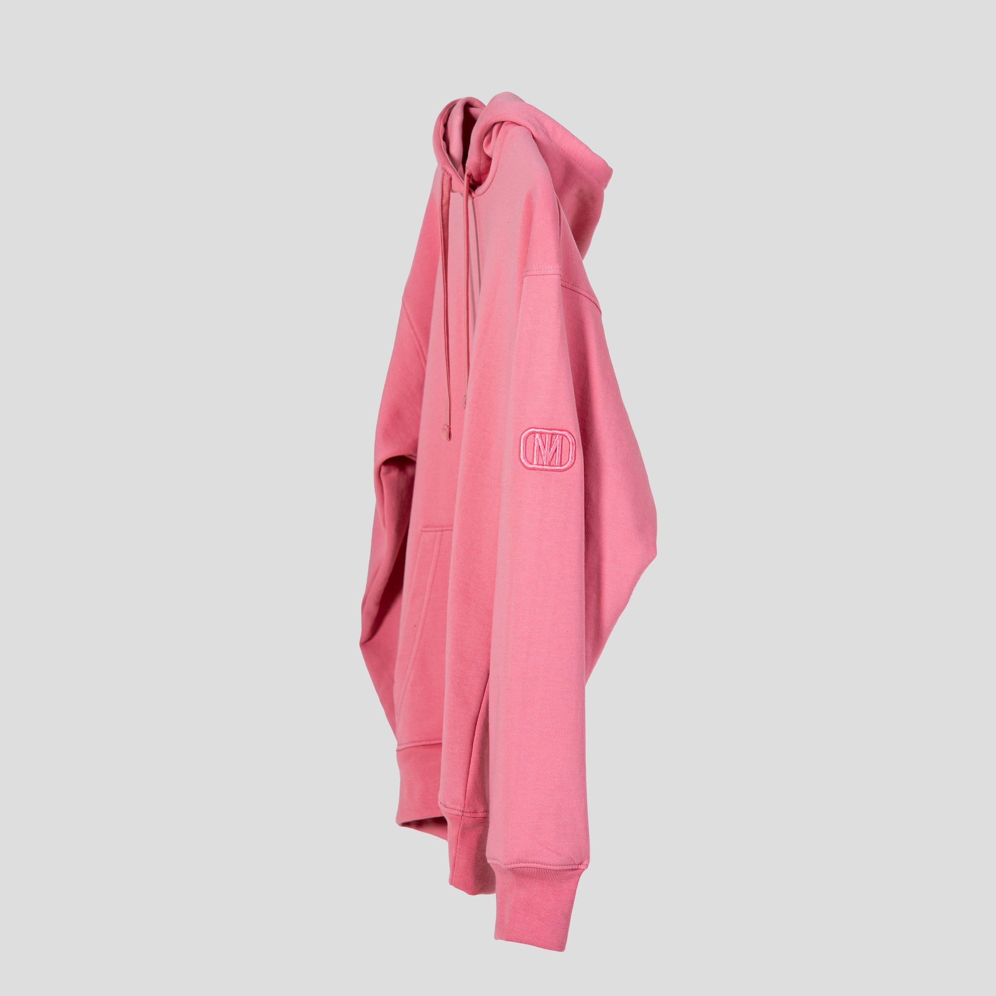 Monochromatic Cotton Pink Hoodie