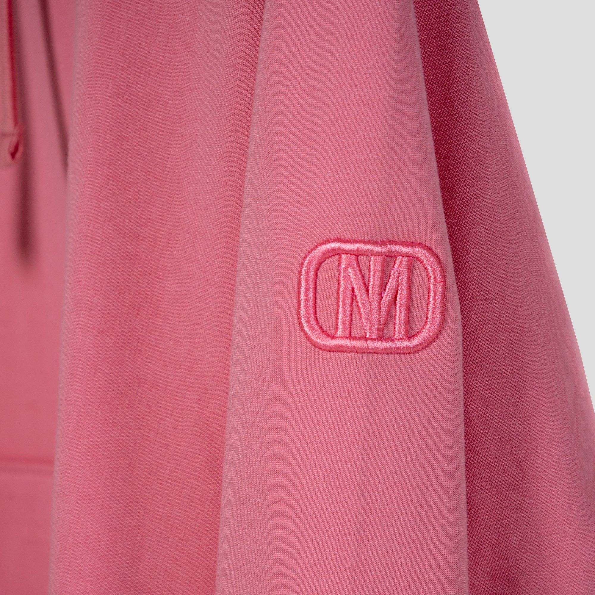 Monochromatic Cotton Pink Hoodie
