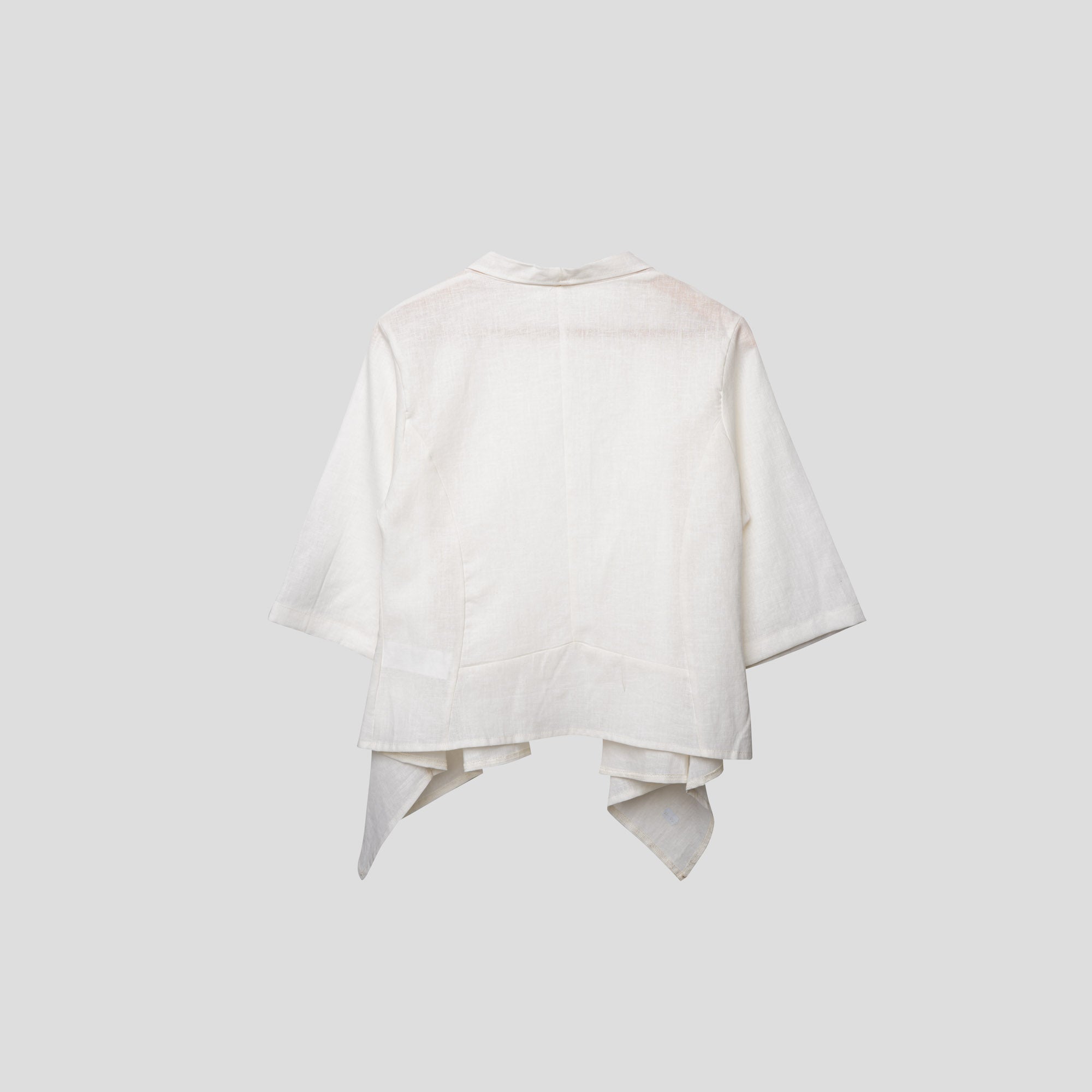 Linen Draped Overlay White