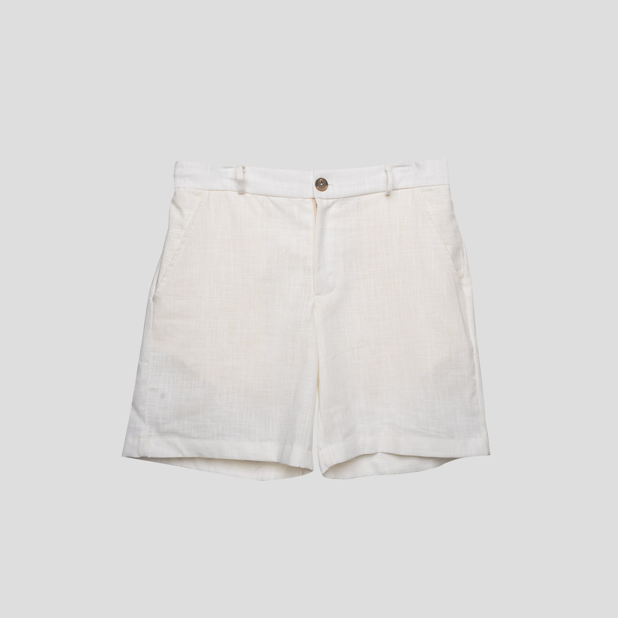 Linen Shorts White