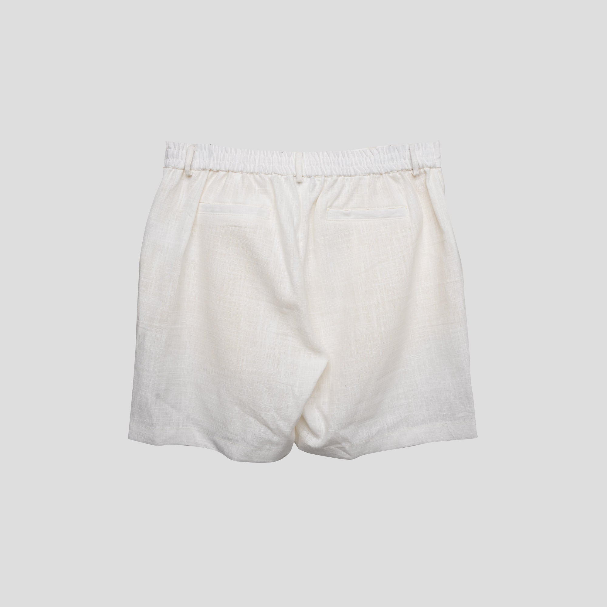 Linen Shorts White
