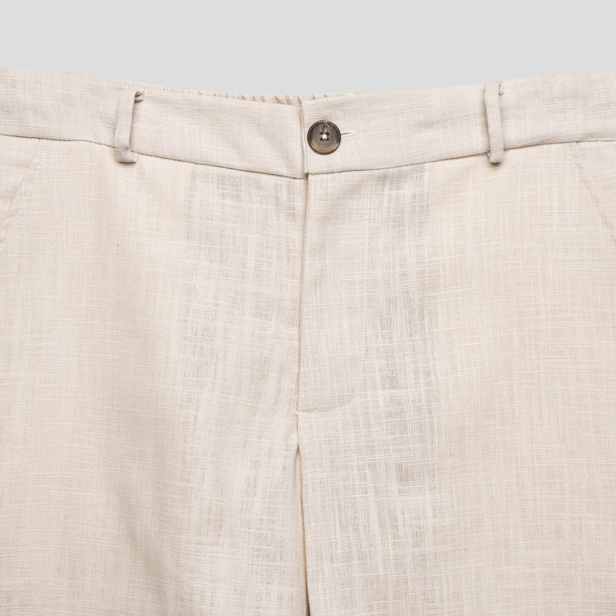 Linen Shorts Beige
