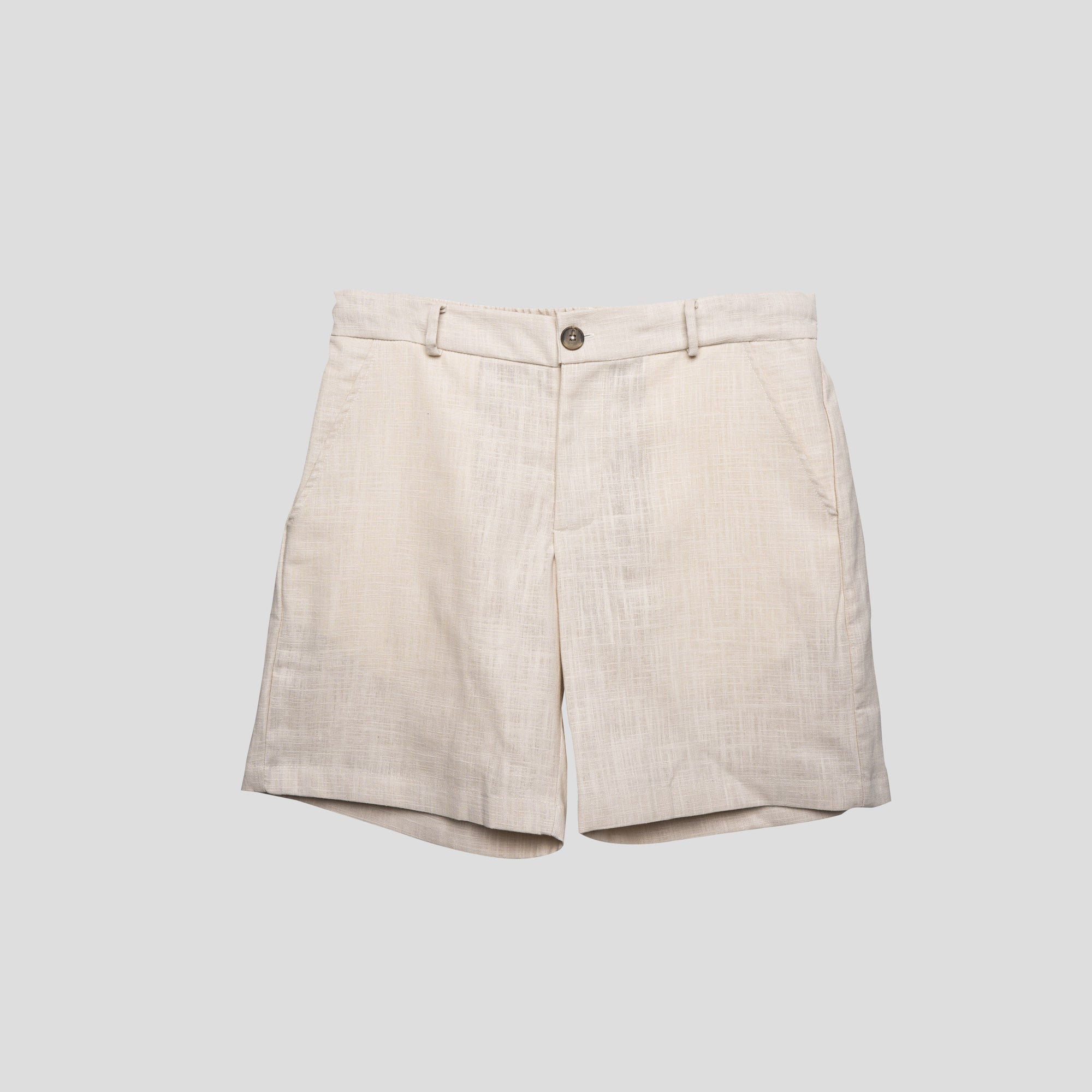 Linen Shorts Beige