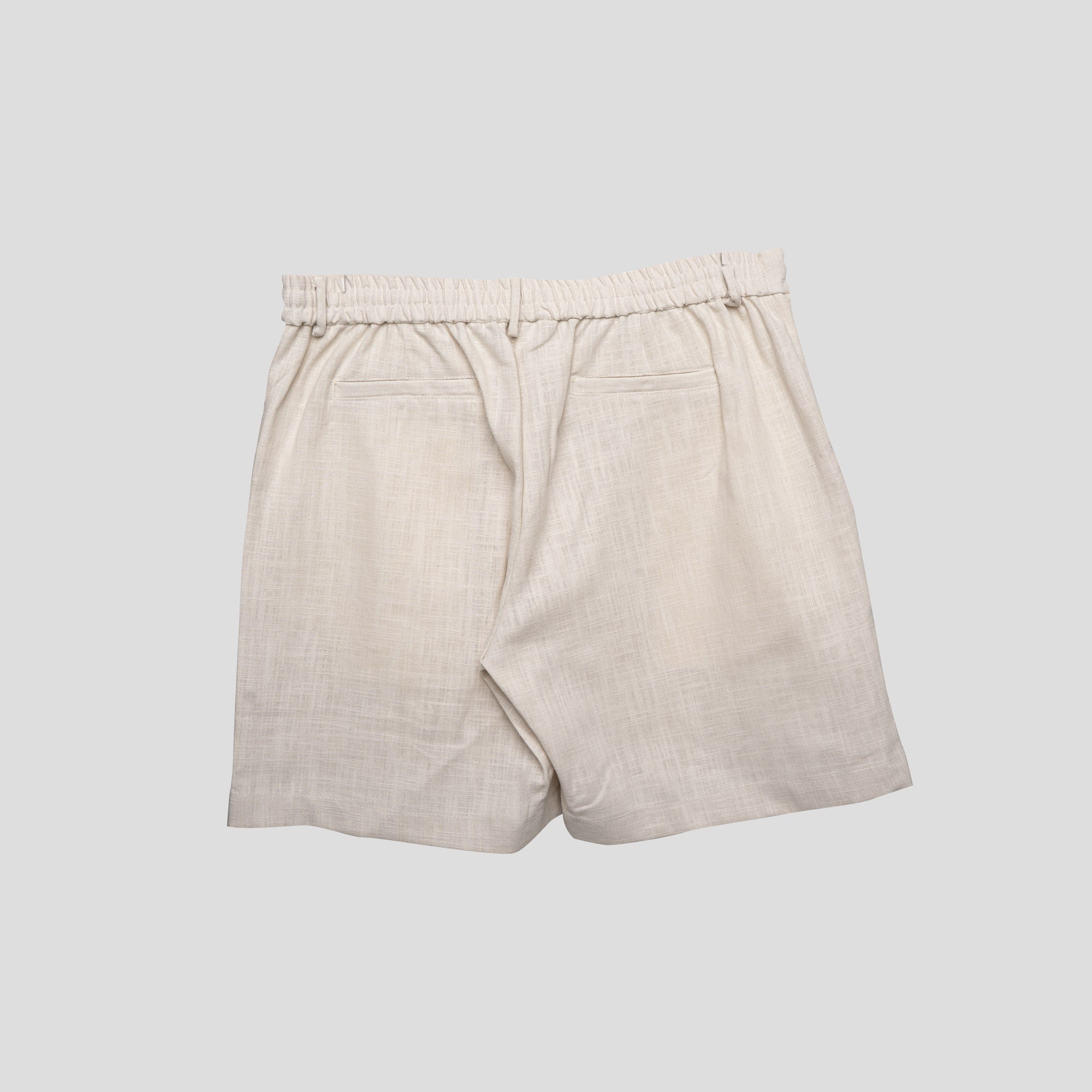 Linen Shorts Beige