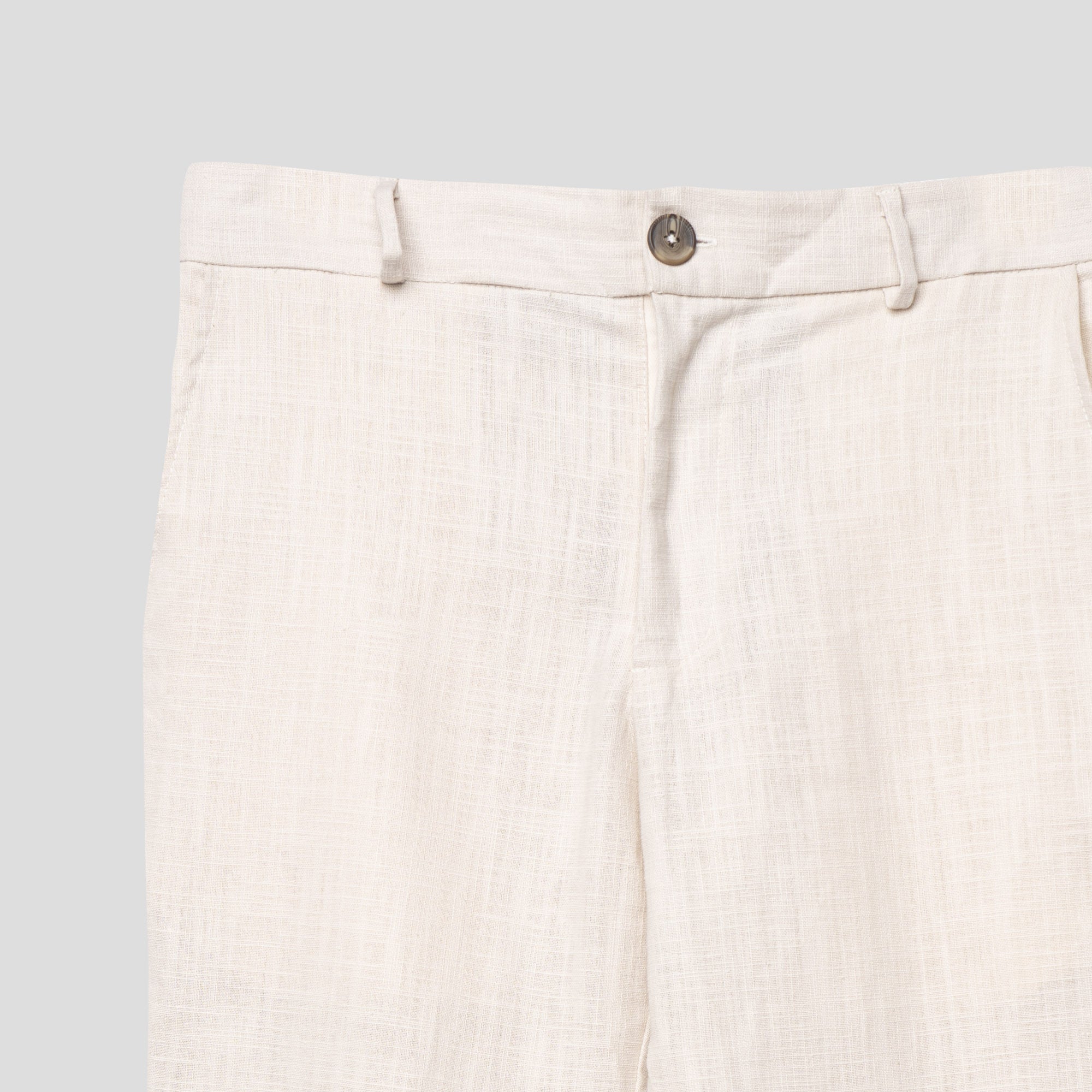 Linen Trousers Beige