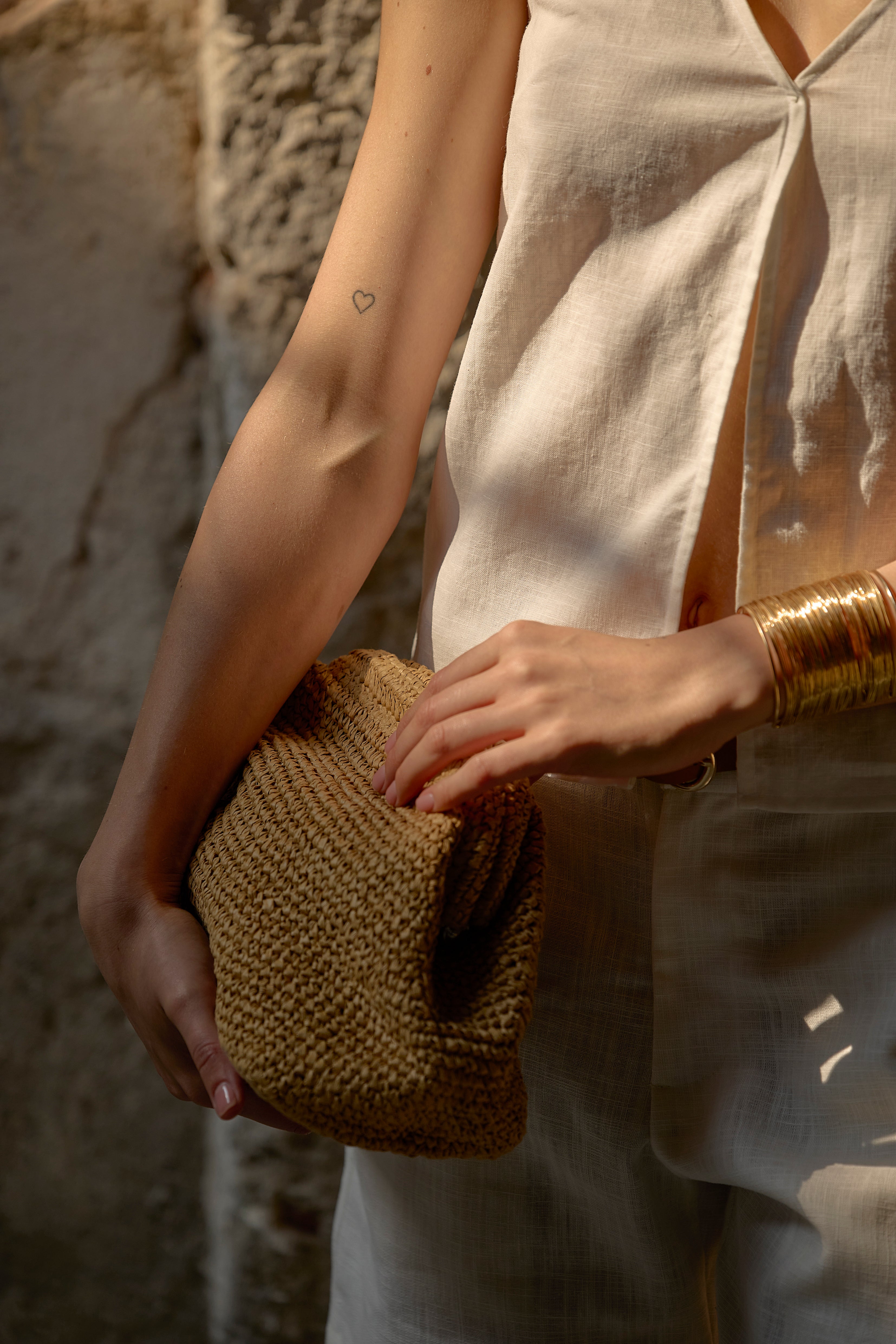 Linen Waistcoat Beige