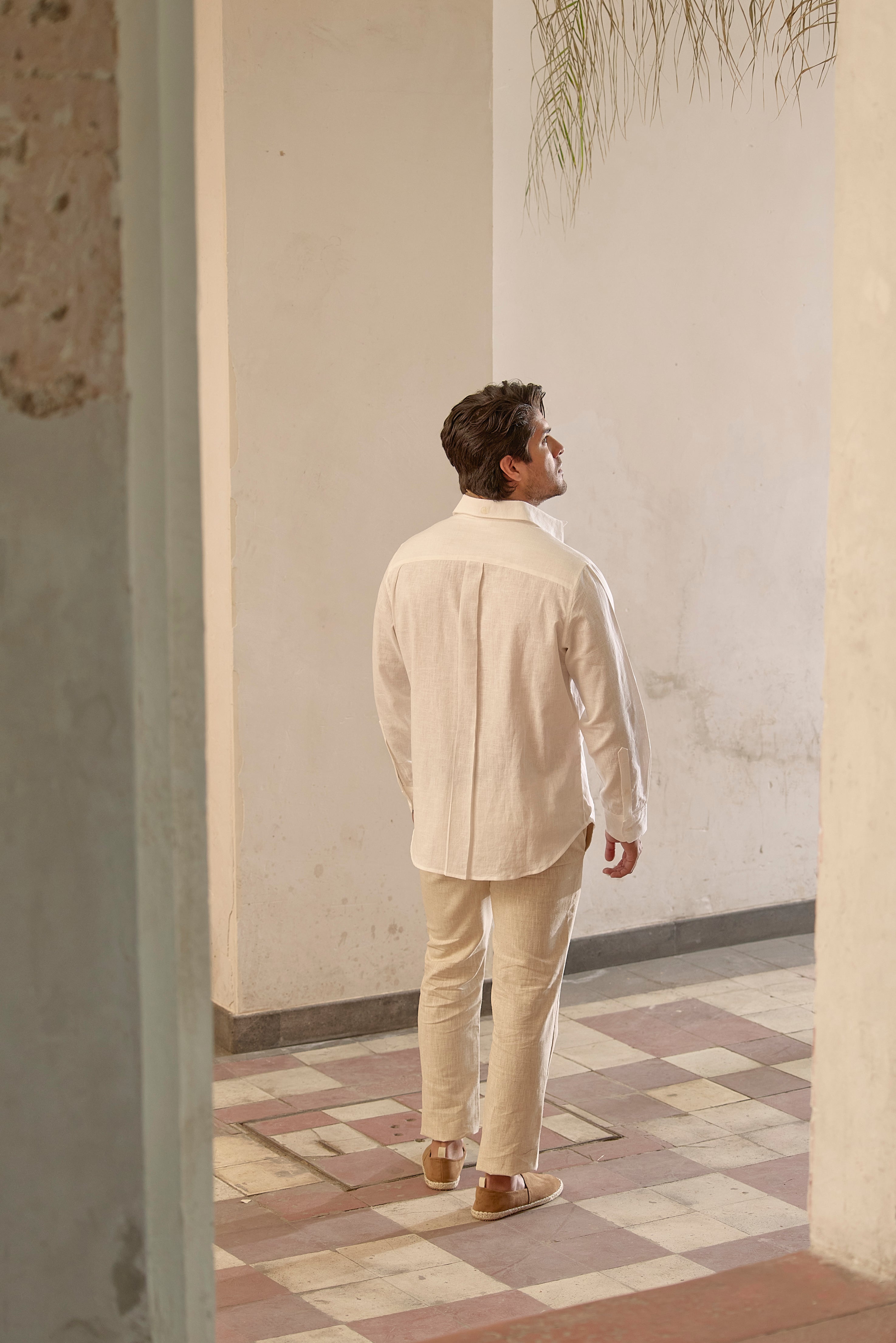 Linen Trousers Sand