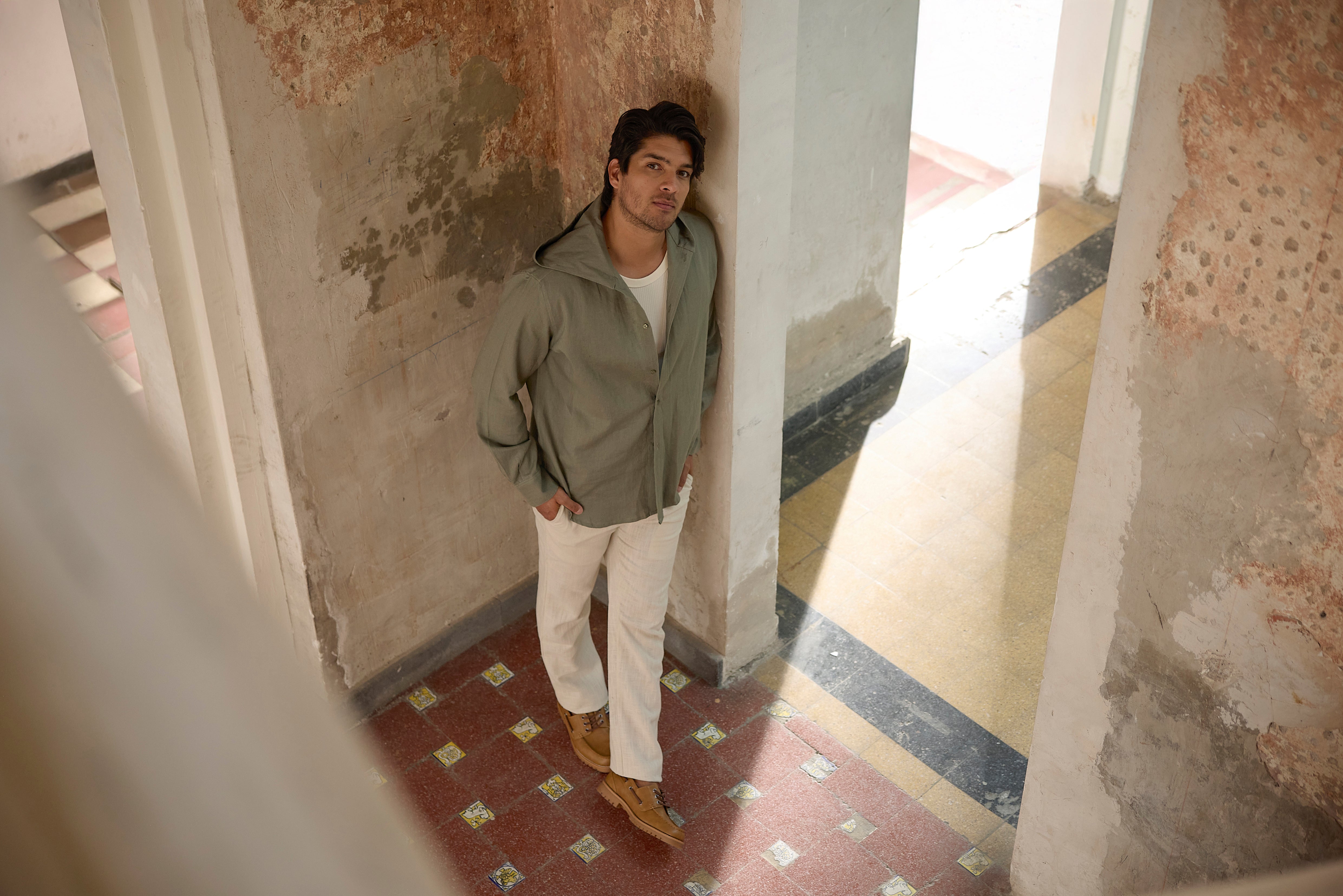 Linen Trousers Beige